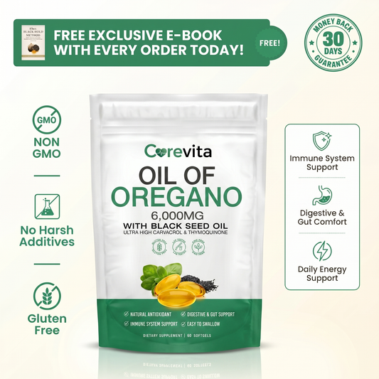 CoreVita Oil of Oregano 6,000mg